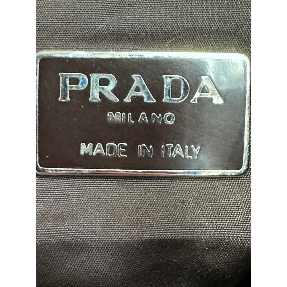 Prada Brown Lamb Leather Tote Large - Picture 11 of 14